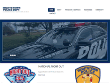 Tablet Screenshot of hightstownpolice.com